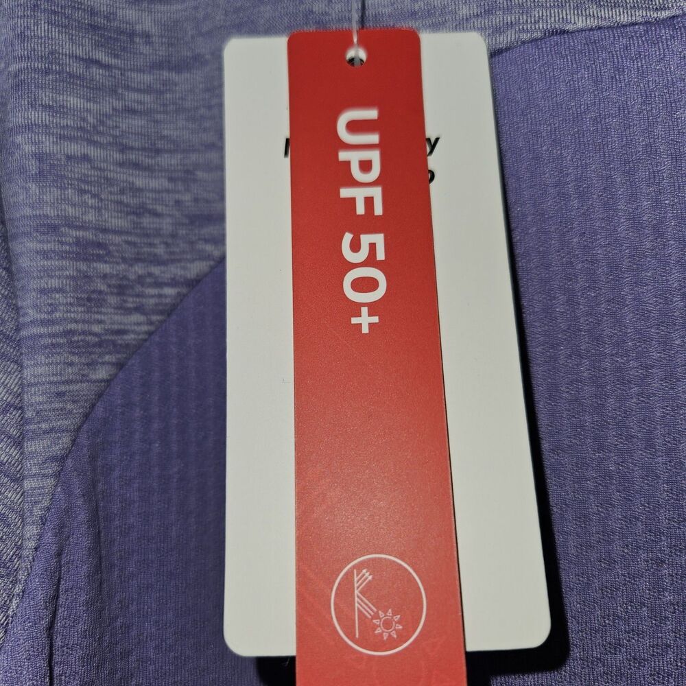 Baleaf Purple Small LS Workout Top Running Athletic Shirts Quick Dry UPF 50 - Picture 8 of 9